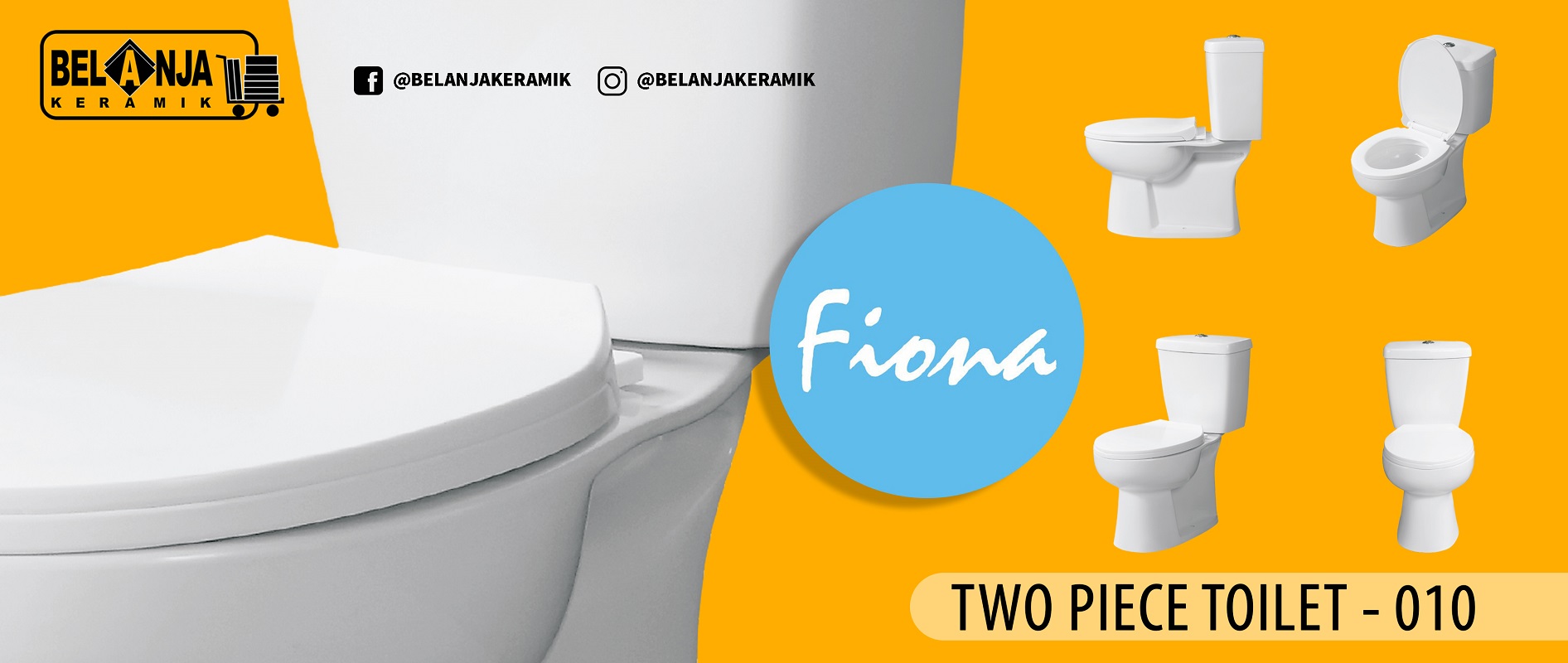 TWO PIECE TOILET